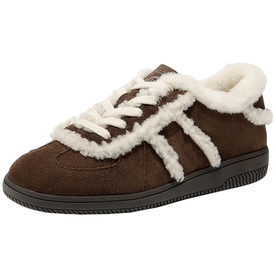 森达加绒厚底女鞋冬26年新款