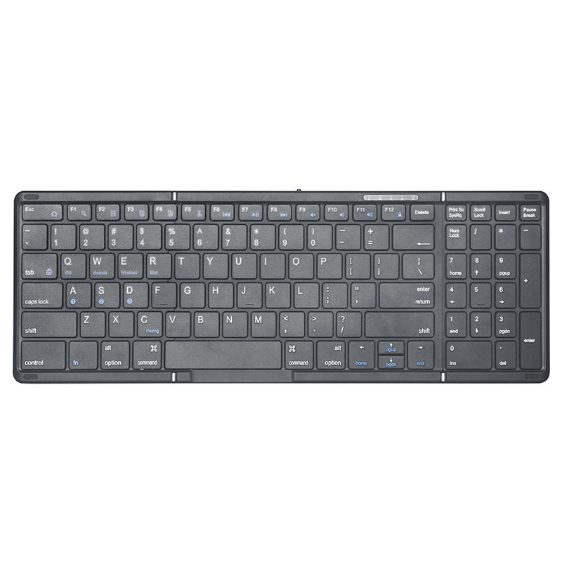 【兮茵】新品B099T三折叠便携无线迷你触摸键盘蓝牙触控IOS便携多系统手机平板