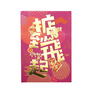 新年春节个性港版创意招财猫红包袋大小号烫金短款通用可爱利是封