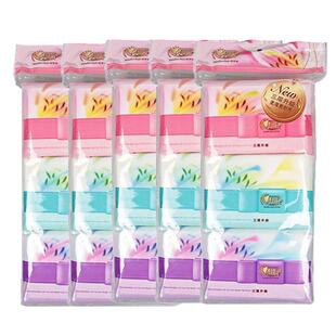 心相印钱夹式手帕纸钱包手帕纸餐巾纸荷包纸巾3层10张4条36包无香