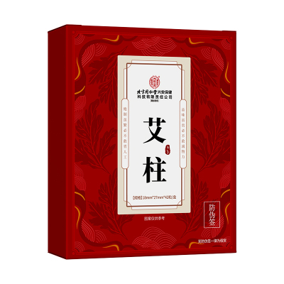 北京同仁堂艾灸柱十年陈艾条纯艾草无烟家用艾灸盒随身灸官方正品