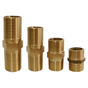 四分6分4分1寸铜外牙直接水管内丝接头对丝外丝配件六分加长一寸