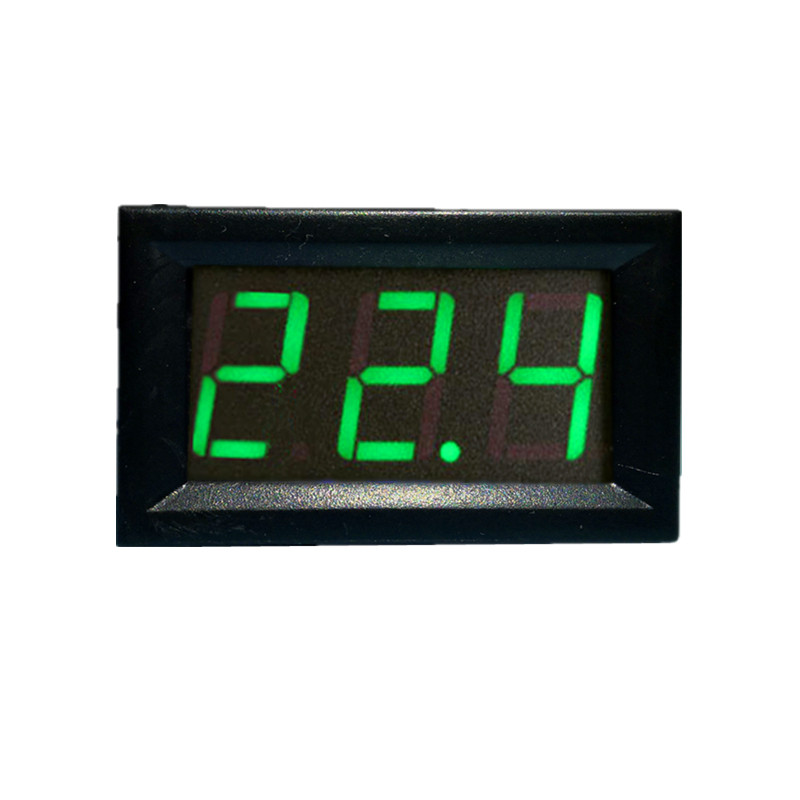 DC0V-100.0V三线直流电压表 0.56寸LED数字数显电压表头反接保护