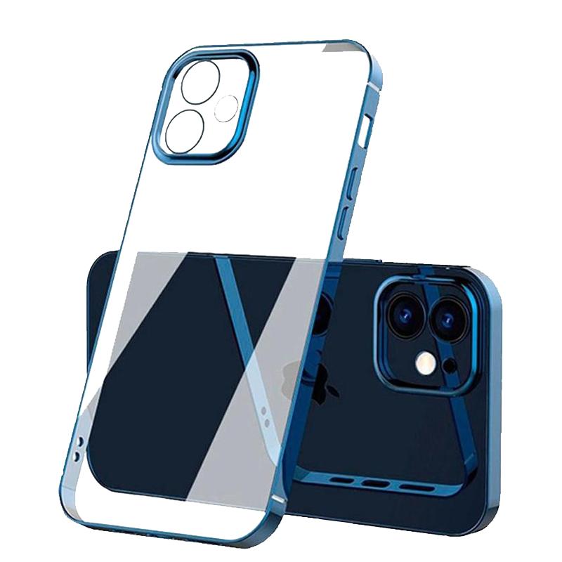 适用苹果12手机壳iphone12pro全包边12mini 电镀边框12promax软壳