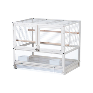 对开门横丝鸟笼鹦鹉豪华别墅和尚玄凤繁殖专用特大号防溅景观笼子