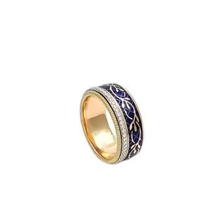 神印王座龙皓晨圣采儿戒指定情信物勿忘我空间动漫可转动储物饰品