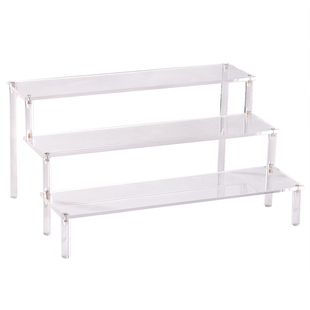 亚克力玩具车模型展示架摆件公仔展示架娃娃手办梯形架子收纳盲盒