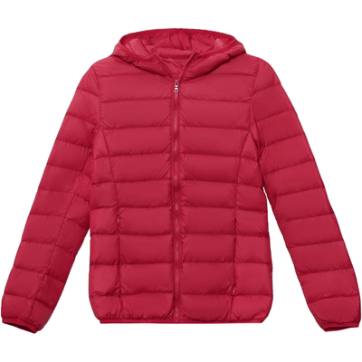 轻薄短款羽绒服女妈妈显瘦外套