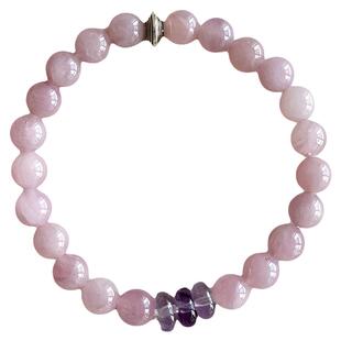 曦光里【自由女神】潜能/洒脱/自由 紫马粉水晶 紫水晶手串手链女