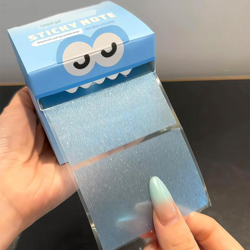 i人友好贴~上门取件贴纸多巴胺透明便利贴取件码退货记号贴指示牌