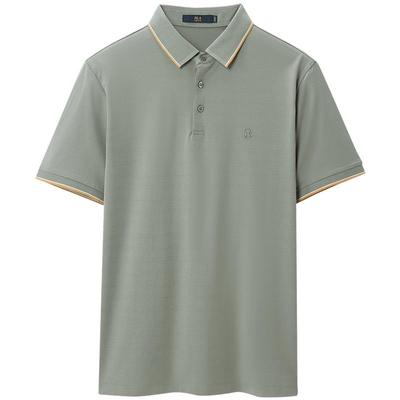 海澜之家弹力含丝光棉短袖POLO衫