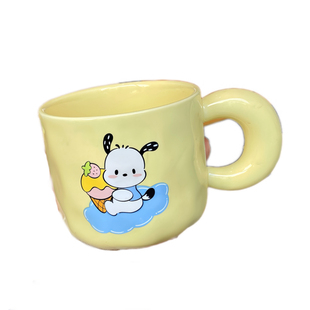 可爱卡通陶瓷杯马克杯帕恰狗水杯高颜值中秋节礼物生日伴手礼礼盒
