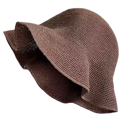 女夏大檐防晒显脸小草帽