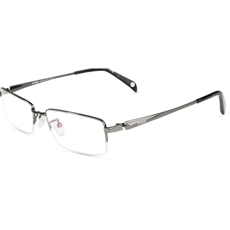 思尔博 眼镜框近视男款 半框纯钛眼镜架 男士潮人近视眼镜 配眼镜