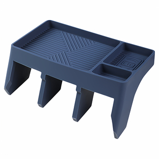 适用26款极氪009屏幕后储物盒中控仪表台ETC纸巾收纳置物用品配件