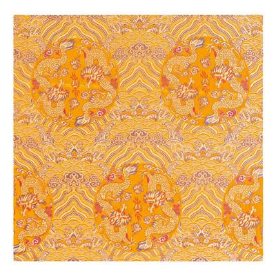 丝绸缎中国风亮丽黄布料面料促销