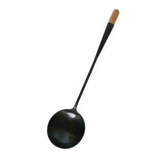 春风铁器 手工炒勺 蛋饺勺铁勺无涂层熟铁家用炒菜勺传统铁锅铁器