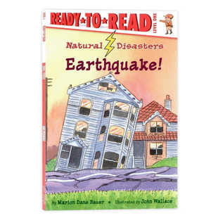 自然灾害地震 英文原版绘本 Ready to Read  Natural Disasters Earthquake Level 1儿童分级阅读系列 自然灾害 儿童科普绘本 平装