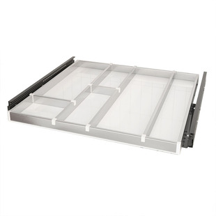 矮款工具抽托盘带轨道抽中抽和洗碗机顶改造收纳储物盒四周不锈钢