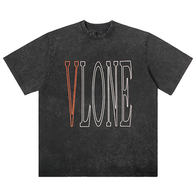 VLONE航海家大LOGO印花水洗宽松短袖T恤男女同款情侣款