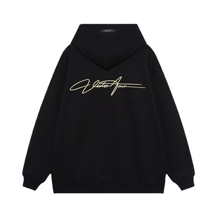 【Endweep官方店】连体字刺绣连帽重磅卫衣美式潮牌复古情侣上衣