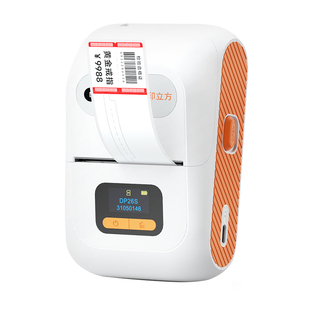 德佟印立方DP26S珠宝标签打印机首饰饰品吊牌价格条码手持小型标签机手镯手串项链耳钉耳饰手表玉石玉器翡翠