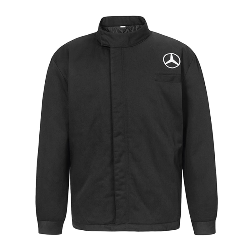 秋冬季奔驰工作服套装男长袖工装定制汽车4s店售后车间维修劳保服