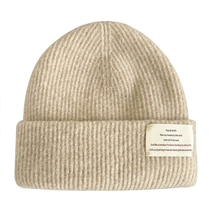 含羊毛帽型巨好！针织毛线帽韩版秋冬百搭保暖纯色大头围冷帽男女