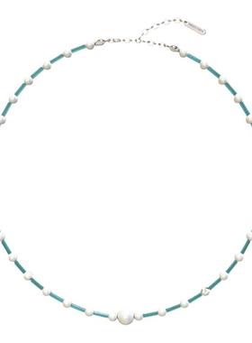 minicyber珍珠圆珠女项链