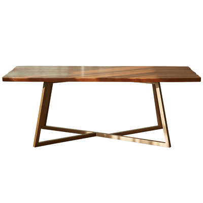 香木语简约长方形水曲柳实木餐桌