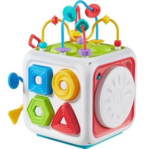 澳贝六面体益智早教玩具婴幼儿忙碌板宝宝百宝箱绕珠婴儿多面体