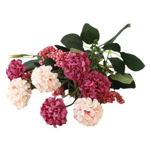 塑料花单支假花仿真花束手捧花小把束布艺婚庆装饰花插花卉干绢花