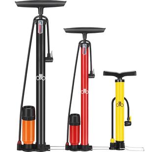 永久打气筒自行车单车皮篮球电动电瓶车家用通用充气筒带高气压表