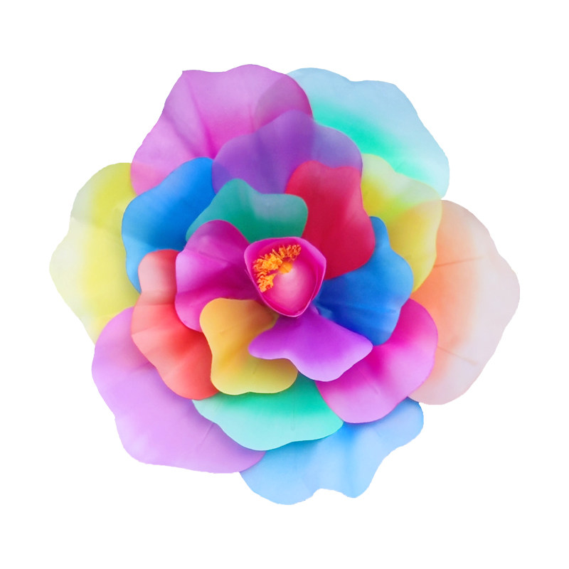 牡丹花伞道具舞蹈道具手拿花运动会入场道具牡丹花广场舞花跳舞花