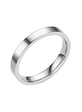 冷淡风钛钢不掉色情侣对戒