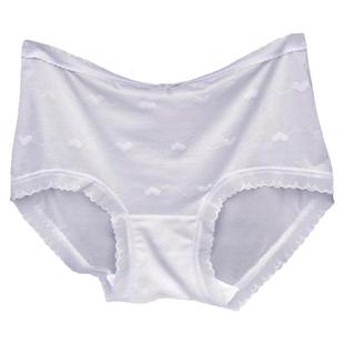 彩田花仙子22208冰丝女士内裤抑菌中腰薄款网纱透24新款三角短裤