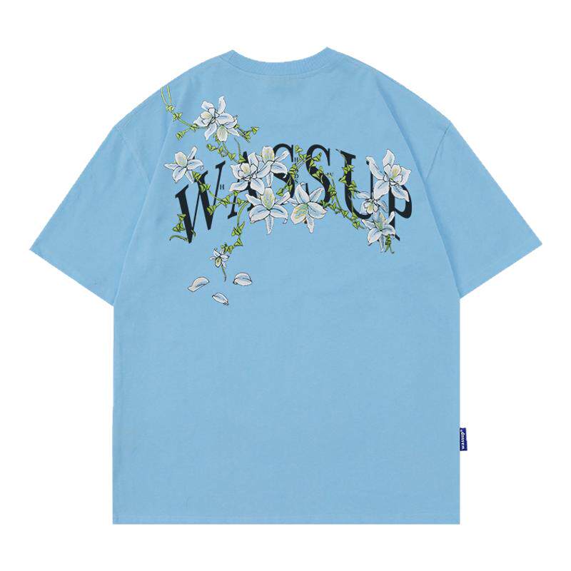 【WASSUP藤蔓】美式工艺T恤男女