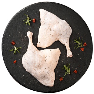 六和鸭腿520g/袋生鲜鸭腿冷冻新鲜鸭货生鸭腿瘦肉型大鸭腿