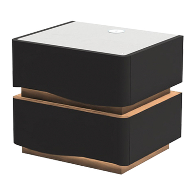 奶油风床头柜轻奢高级感收纳柜