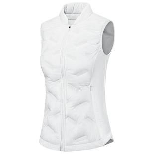 25秋冬新款高尔夫女装羽绒马甲女士衣服冬装女款户外运动背心马夹