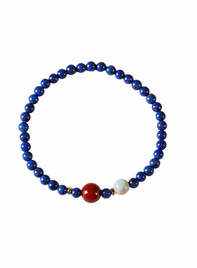 青金石手串小珠细款叠戴手链