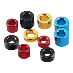 彩色套管平垫螺丝铝合金垫片POSH垫圈铝套筒节套管间隔柱M2M3M4M6