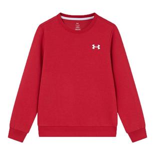 安德玛童装2026年春季新款儿童长袖卫衣男女大童运动打底衫上衣