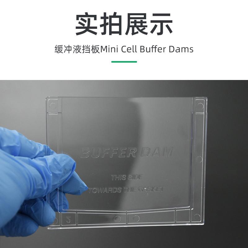 适配伯乐小型垂直电泳仪电泳缓冲液挡板 单块胶替代板 1653130