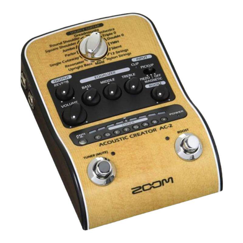 日本直邮zoom变焦声造物主木吉他前置音箱低噪音悦耳音色