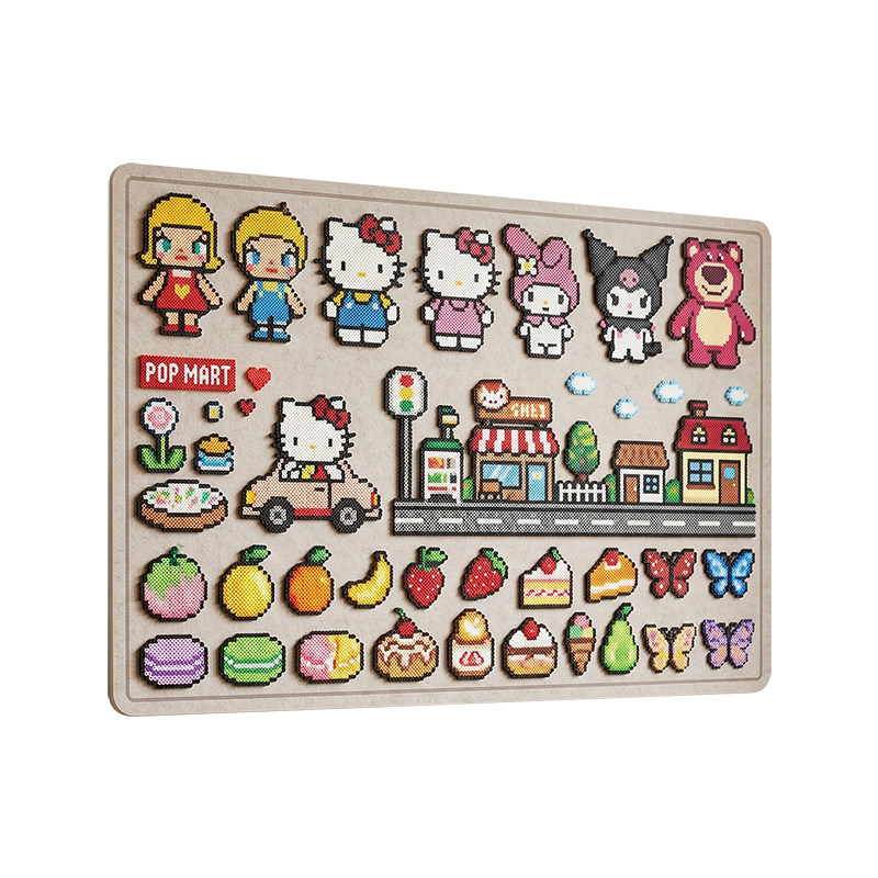 毛毡板照片墙拼豆毛毡展示板