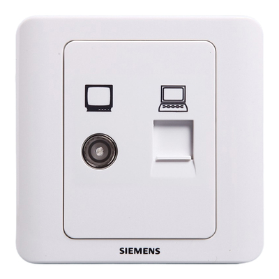 西门子开关插座电脑电视面板网线