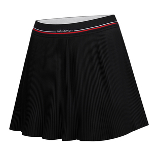 Logo-Waist 女士腰部徽标微褶网球裙 *长款丨lululemon丨LW8ARKT