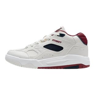 特步浪浪板鞋2025冬季新款情侣皮面休闲鞋厚底增高男运动鞋女鞋子