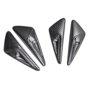 适用特斯拉焕新版modelY3/YL侧边摄像头盖碳纤维纹叶子板罩配件丫